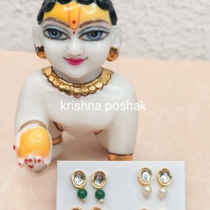 Earring for Laddu Gopalji Sticking Tops (Pair)-8
