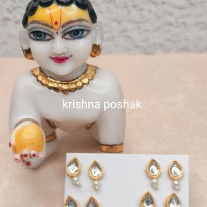Earring for Laddu Gopalji Sticking Tops (Pair)-2