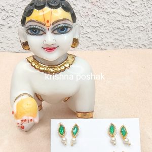 Earring for Laddu Gopalji Sticking Tops (Pair)-4