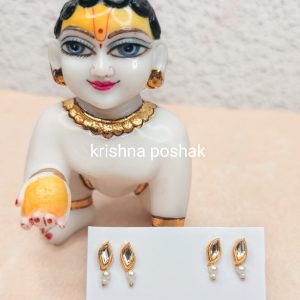 Earring for Laddu Gopalji Sticking Tops (Pair)-3