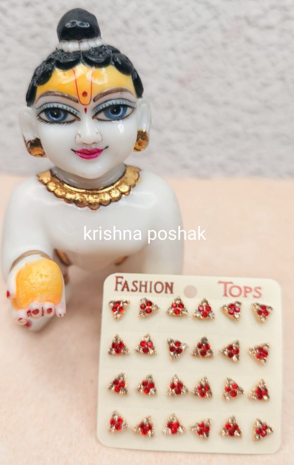 Earrings for Laddu Gopalji Tops (Pair)-4