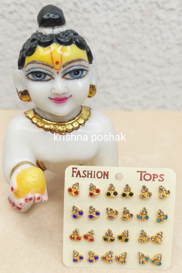 Earring for Laddu Gopalji Tops (Pair)-8