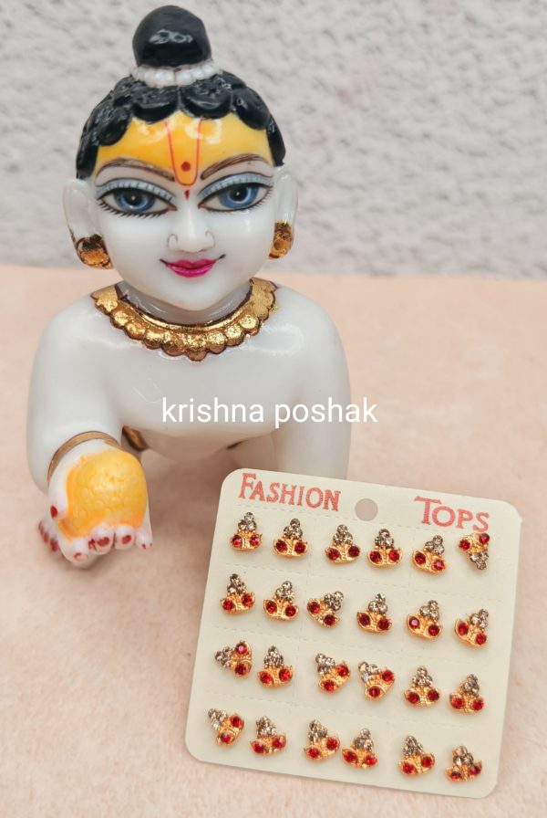 Earring for Laddu Gopalji Tops (Pair)-7