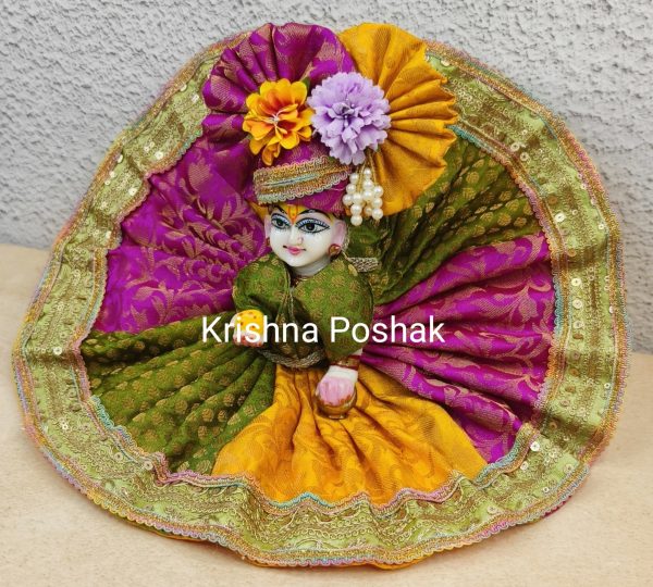 Janmashtami Special Poshaks For Laddu Gopalji- J7 - Image 2
