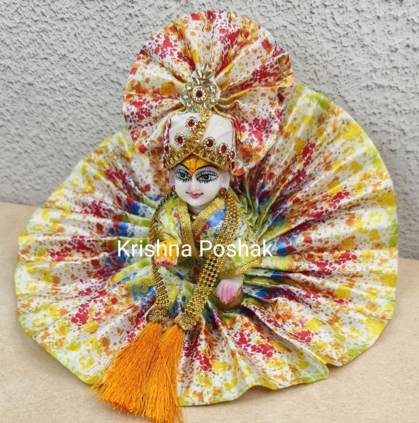 Summer Collection Poshak For Laddu Gopalji – SC6 - Image 3