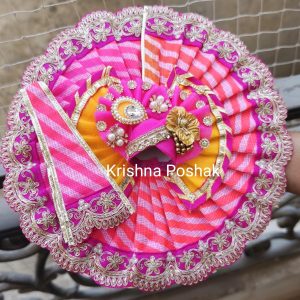 Premium Quality Beautiful Festival Collection Poshak With Heavy Mukut And Patka - 3