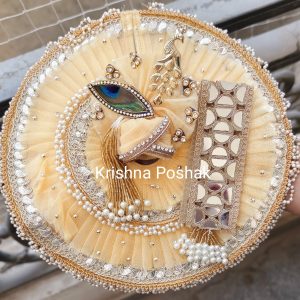 Premium Quality Beautiful Festival Collection Poshak With Heavy Mukut And Patka - 6