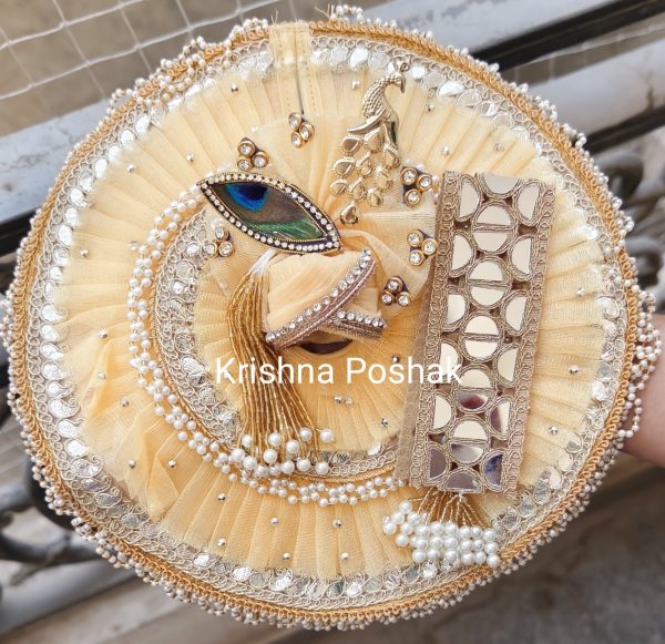Premium Quality Beautiful Festival Collection Poshak With Heavy Mukut And Patka - 6