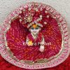 Premium Quality Beautiful Festival Collection Poshak With Heavy Mukut - 4 - Image 4