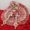 Premium Quality Beautiful Festival Collection Poshak With Heavy Mukut And Patka - 9 - Image 3