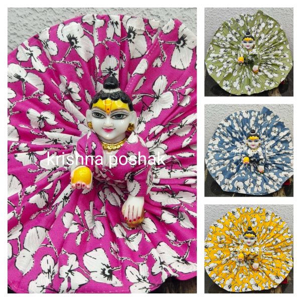 Summer Collection Poshaks For Laddu Gopalji – KP38