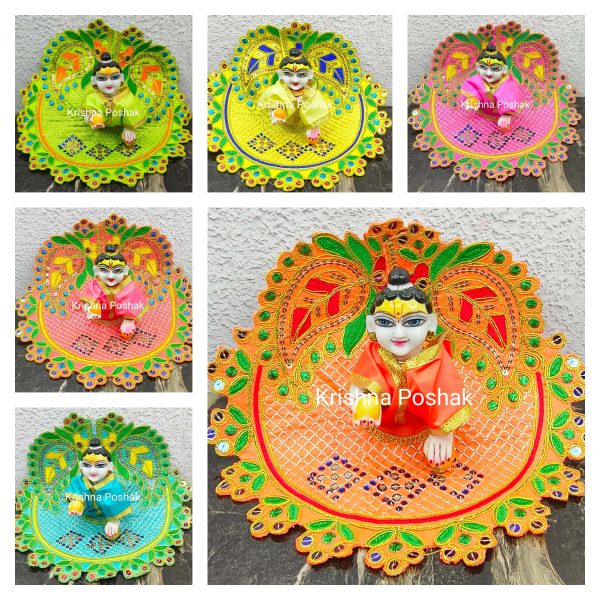 Summer Collection Poshaks For Laddu Gopalji - KP6