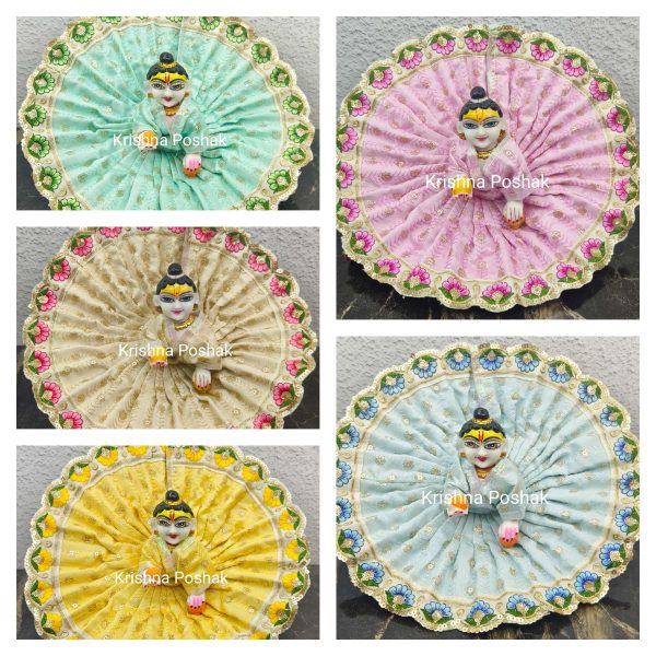 Summer Collection Poshaks For Laddu Gopalji - KP4