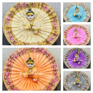 Summer Collection Poshaks For Laddu Gopalji - KP2
