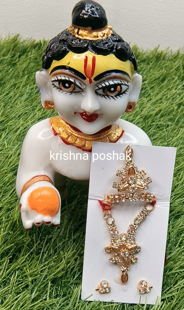 "Elegant Jewellery Set For Laddu Gopalji—Perfect For Devotion And Celebration!"-J22