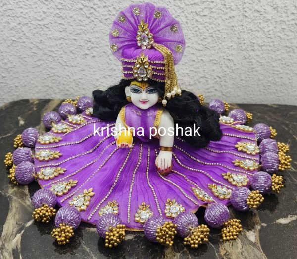 Fancy Heavy Poshak For Laddu Gopalji – AP29