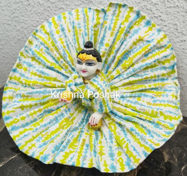 Summer Poshak For Laddu Gopalji-P10 - Image 2