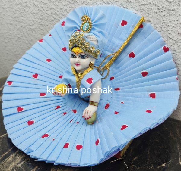 Summer Poshak For Laddu Gopalji – AP22 - Image 2