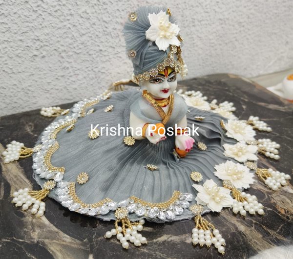Fancy Heavy Poshak For Laddu Gopalji – AP30 - Image 3