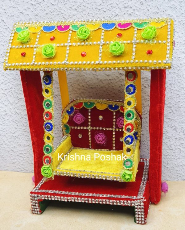 Beautiful Jhula for Laddu Gopalji– Premium Quality S-17 - Image 3