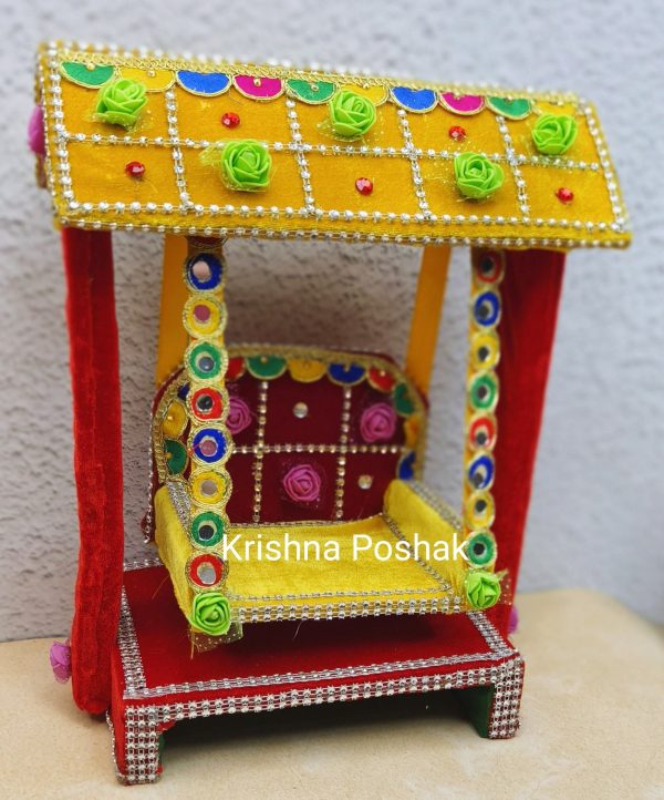 Beautiful Jhula for Laddu Gopalji– Premium Quality S-17 - Image 2