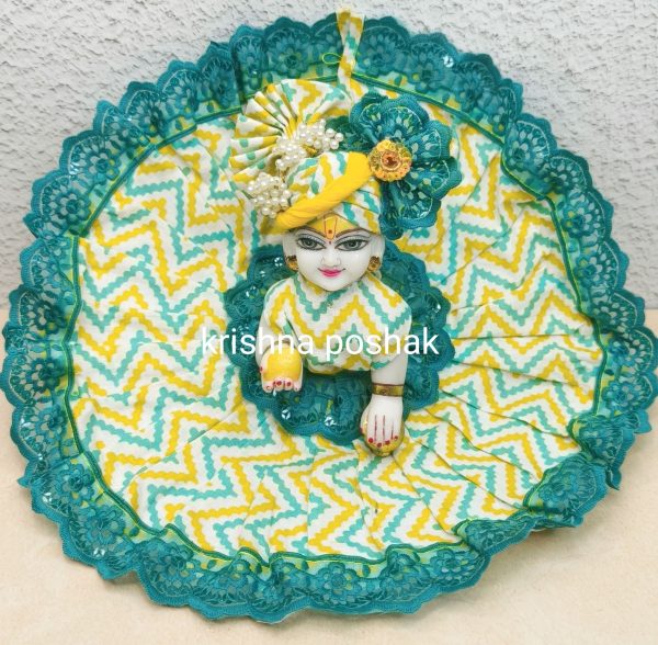 Premium Summer Poshak for Laddu Gopalji – M7 Devotion with a Refreshing Touch