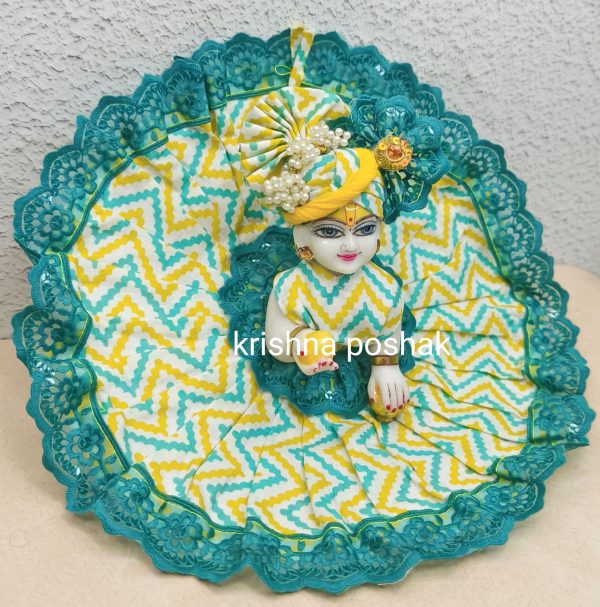 Premium Summer Poshak for Laddu Gopalji – M7 Devotion with a Refreshing Touch - Image 3