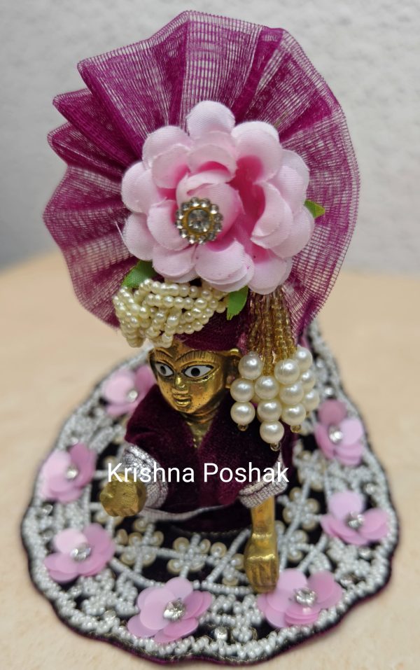 Fancy Poshak For Laddu Gopalji-O3 - Image 2