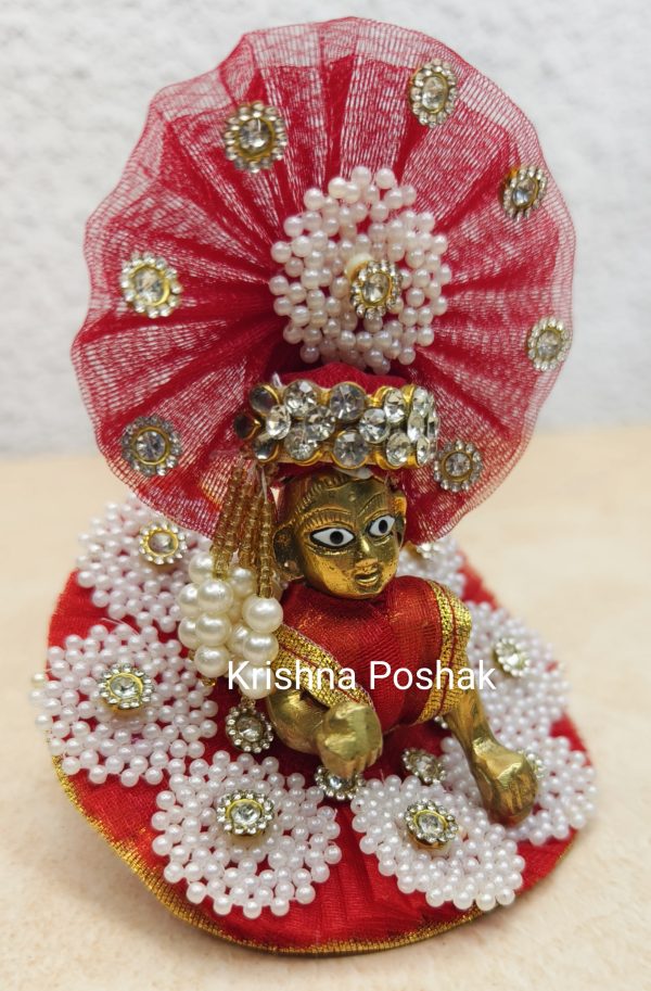 Fancy Poshak For Laddu Gopalji-O2 - Image 4
