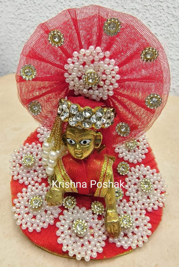 Fancy Poshak For Laddu Gopalji-O2 - Image 2