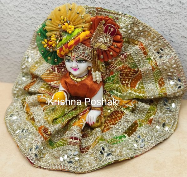 Premium Fancy Poshak for Laddu Gopalji – M1 Celebrate Devotion with Style - Image 2