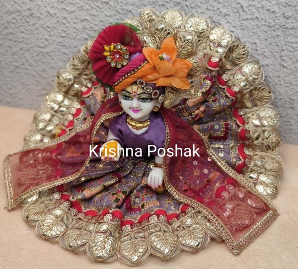 Premium Fancy Poshak for Laddu Gopalji – M2 Celebrate Devotion with Style - Image 2