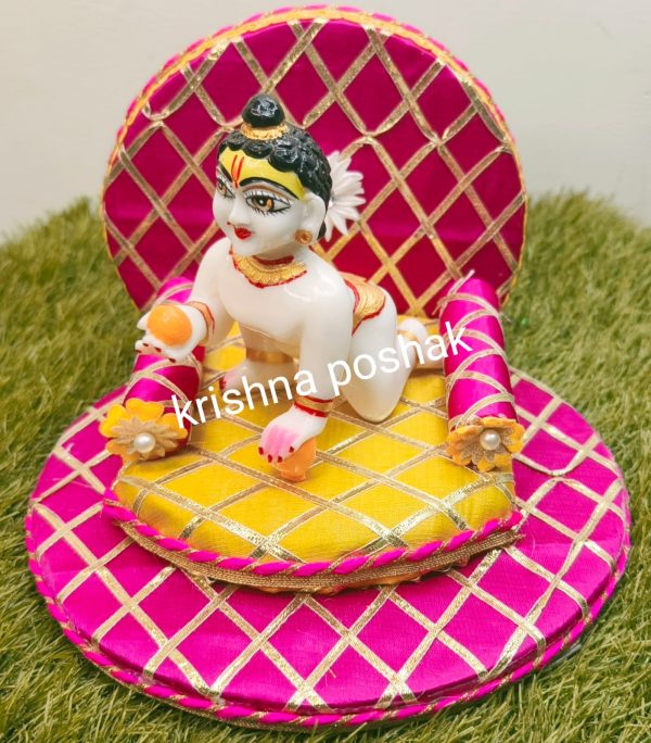 Beautiful Singhasan for Laddu Gopalji– Premium Quality S-7 - Image 3