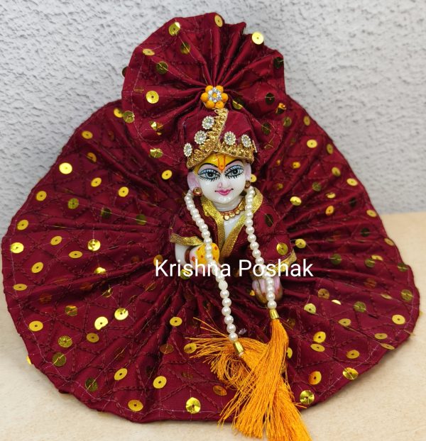 Beautiful Fancy Poshak For Laddu Gopalji - P5 - Image 4