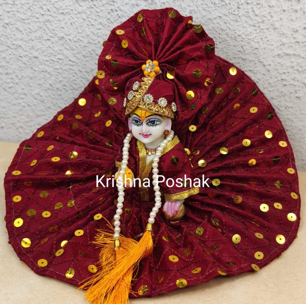 Beautiful Fancy Poshak For Laddu Gopalji - P5 - Image 3