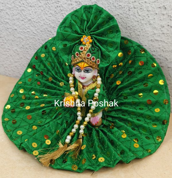 Beautiful Fancy Poshak For Laddu Gopalji - P9 - Image 4