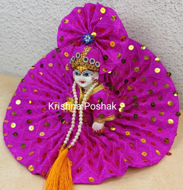 Beautiful Fancy Poshak For Laddu Gopalji - P7 - Image 4