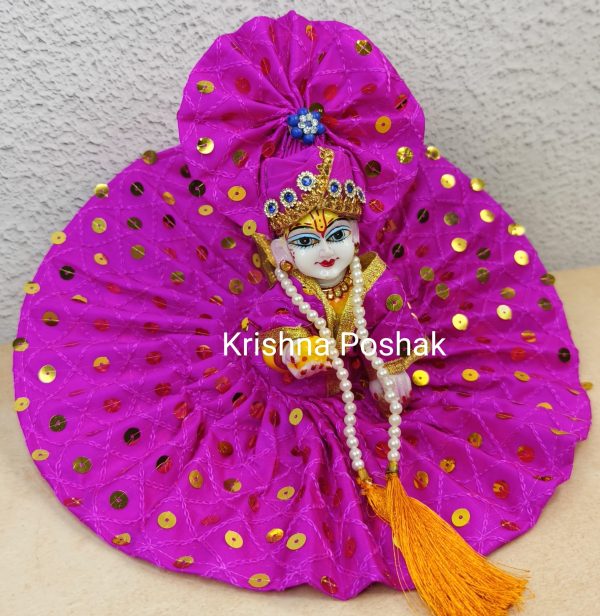 Beautiful Fancy Poshak For Laddu Gopalji - P7 - Image 3
