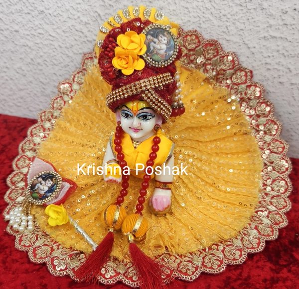 A22 - Janmasthami Special Beautiful Poshak For Laddu Gopalji - Image 3