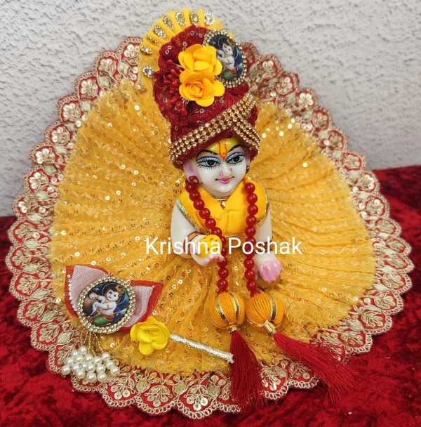 A22 - Janmasthami Special Beautiful Poshak For Laddu Gopalji - Image 4