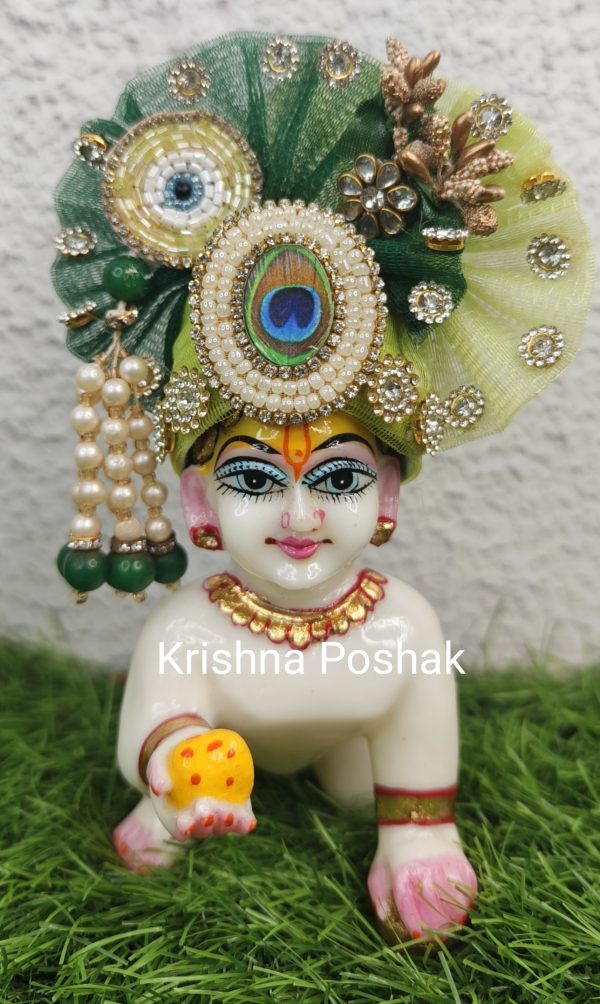 Beautiful Fancy Mukut For Laddu Gopalji - J1