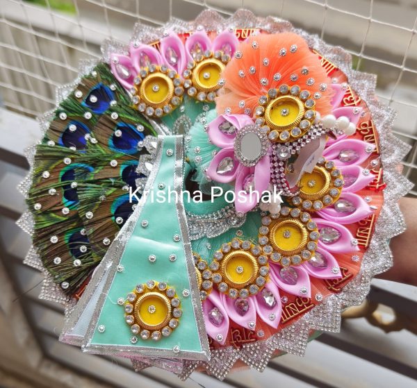 A28 -Premium Beautiful  Poshak For Laddu Gopalji - Image 2