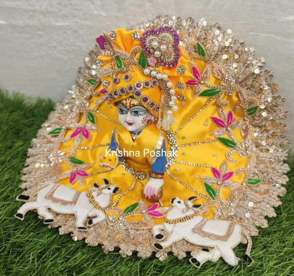 A24 - Janmasthami Special Beautiful Poshak For Laddu Gopalji - Image 6