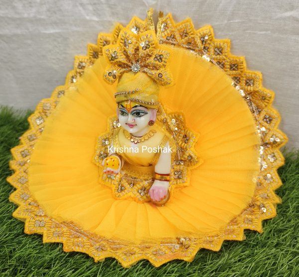 Janmasthami Special Beautiful Poshak For Laddu Gopalji – 21 - Image 5