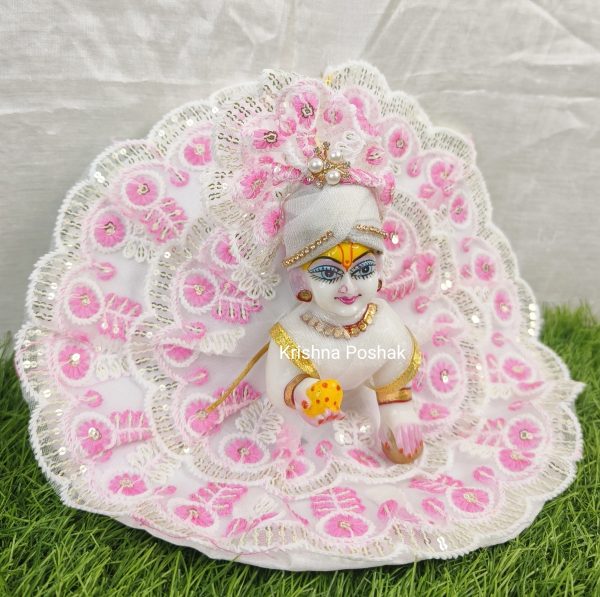 Premium Beautiful Poshak For Laddu Gopalji – 23 - Image 4