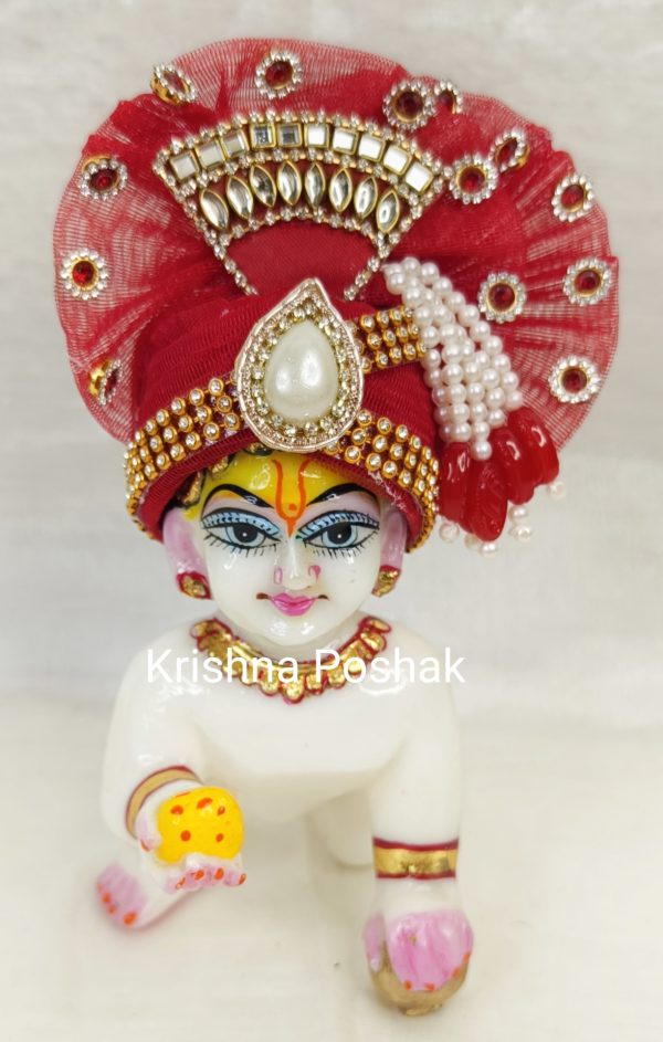 Beautiful Fancy Mukut For Laddu Gopalji - J6