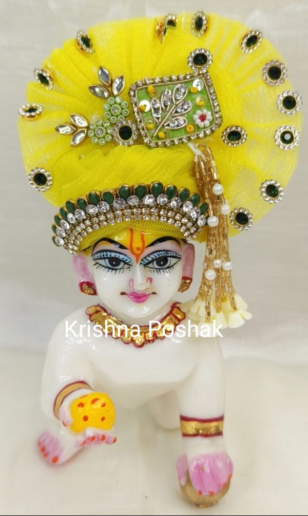 Beautiful Fancy Mukut For Laddu Gopalji - J5
