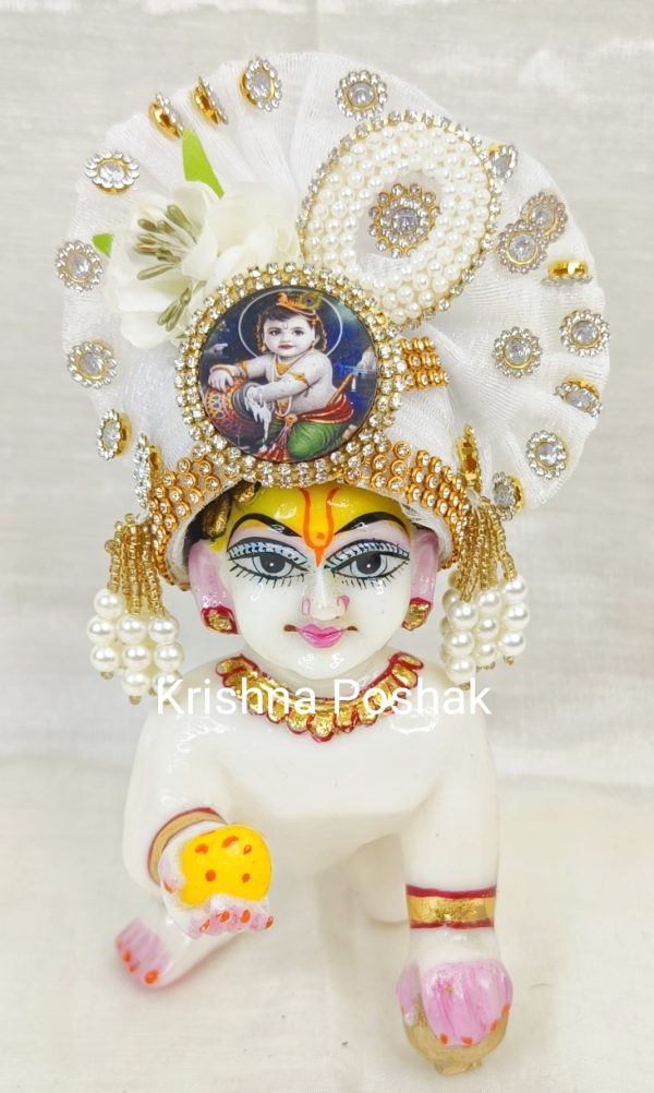 Beautiful Fancy Mukut For Laddu Gopalji - J4