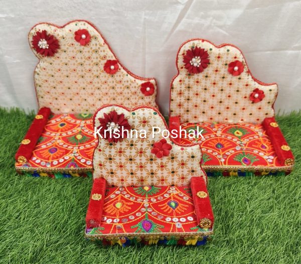 B -1 Janmashthami Special Beautiful Singhasan For Laddu Gopalji - Image 2