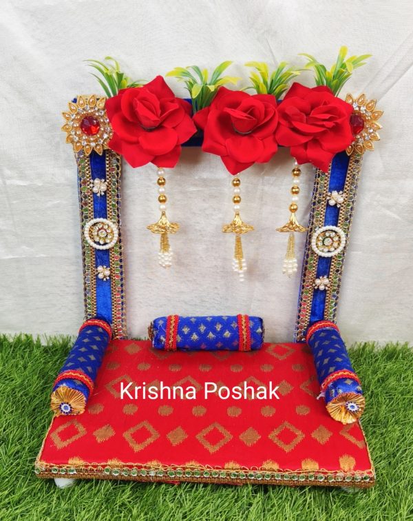 B - 5 Janmashthami Special Beautiful Singhasan For Laddu Gopalji